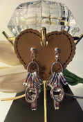 Silver Oval Dangles